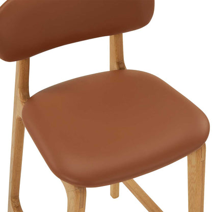 Alaska Leather Bar Stool