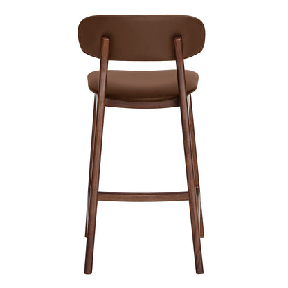 Alaska Leather Bar Stool