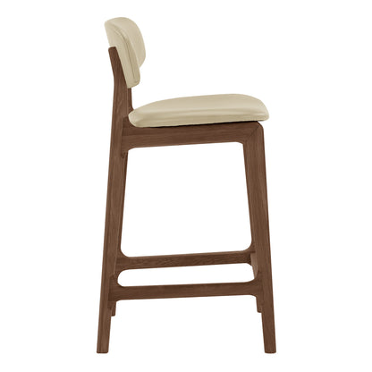 Alaska Leather Bar Stool