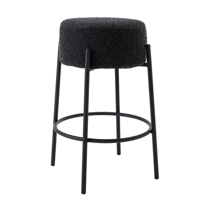 Amara Boucle Bar Stool