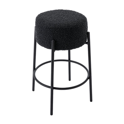 Amara Boucle Bar Stool