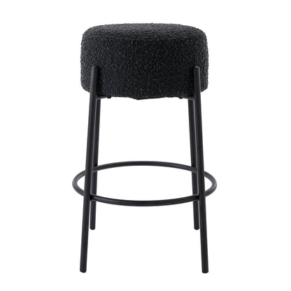 Amara Boucle Bar Stool