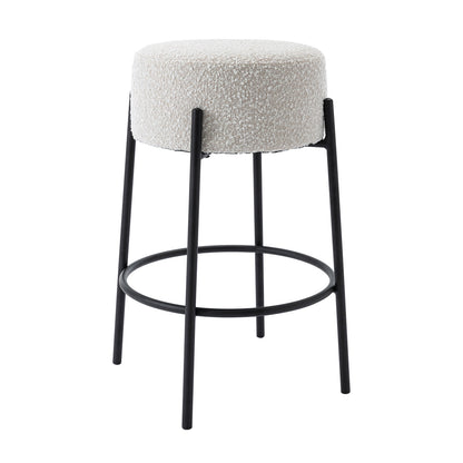 Amara Boucle Bar Stool