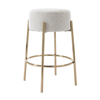 Amara Boucle Bar Stool