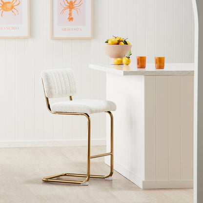 Blake Boucle Bar Stool