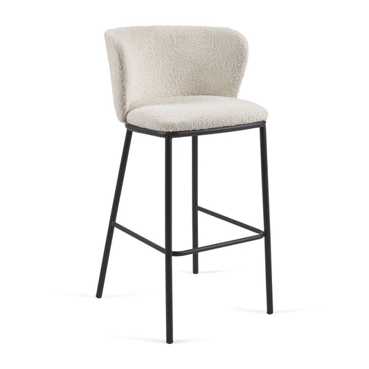 Ciselia Boucle Bar Stool (65cm)