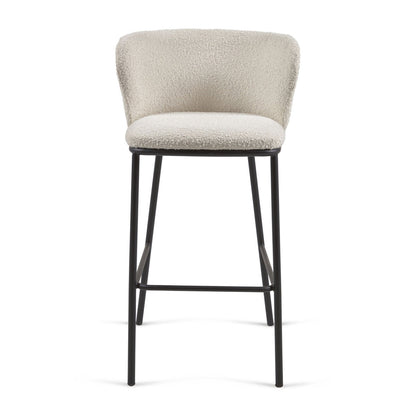 Ciselia Boucle Bar Stool (65cm)
