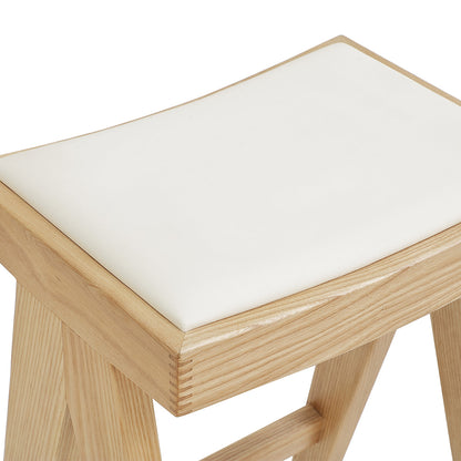 Cuba Leather Bar Stool
