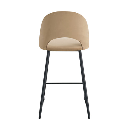 Asta Velvet Bar Stool (Set of 2)