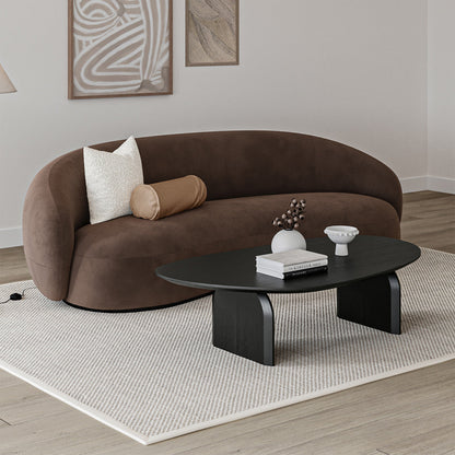 Clover Oval Oak Coffee Table
