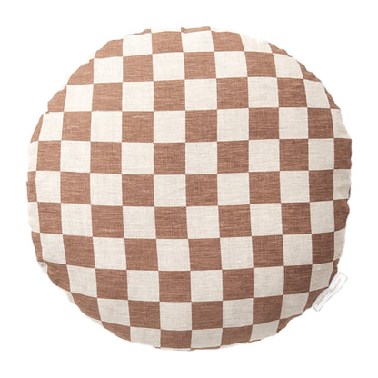 Check Round Cushion