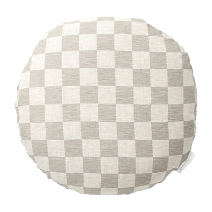 Check Round Cushion