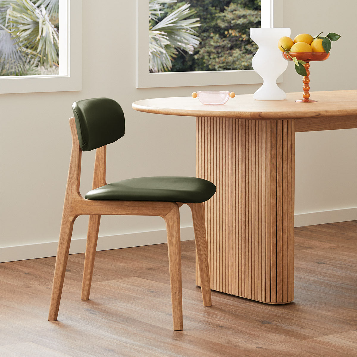 Alaska Leather Dining Chair