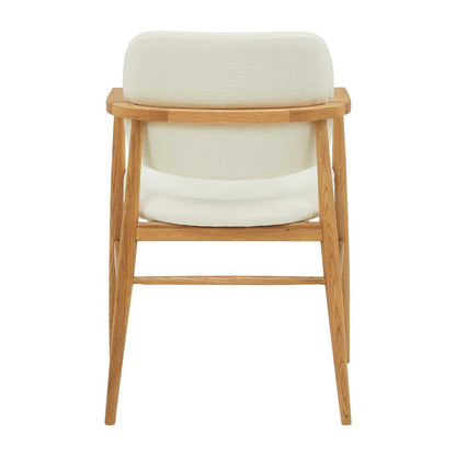 Aura Fabric Dining Chair (Oak)