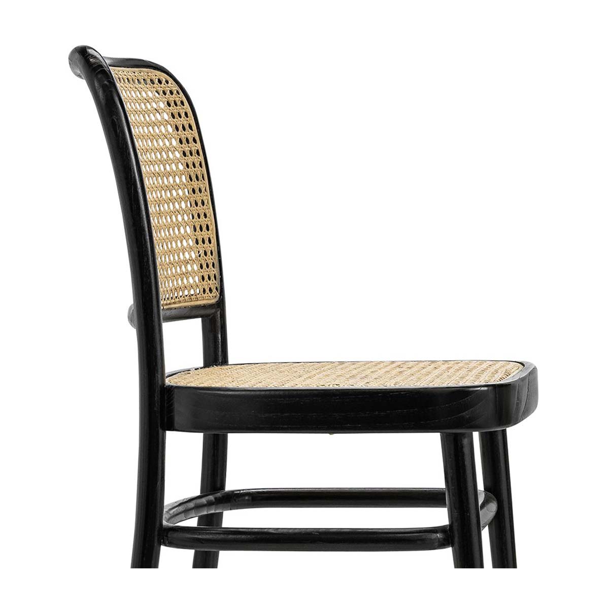 Bentwood Rattan Dining Chair (Set of 2)