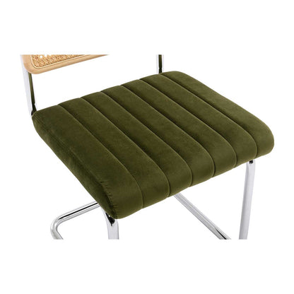 Blake Rattan Fabric Dining Chair