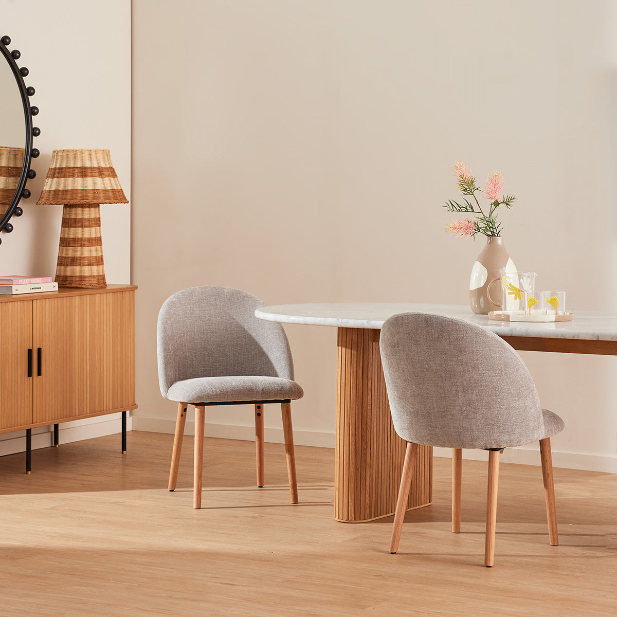 Chloe Fabric Dining Chair