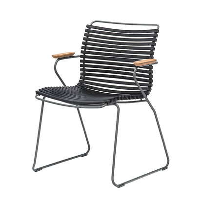 Click Outdoor Dining Chair with Armrest
