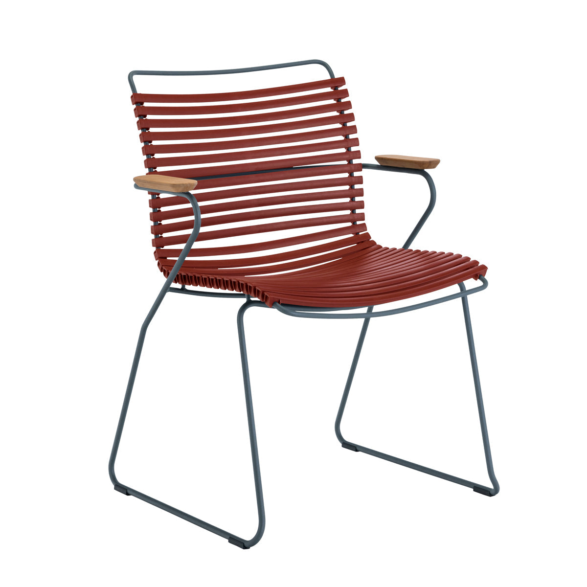 Click Outdoor Dining Chair with Armrest