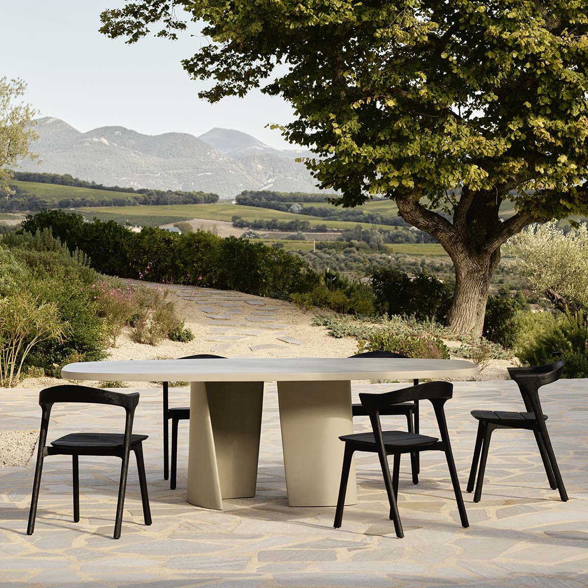 Canyon Concrete Outdoor Dining Table
