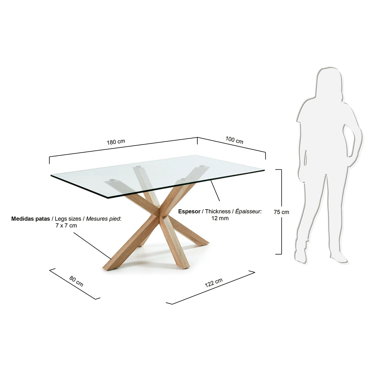 Argo Glass Table