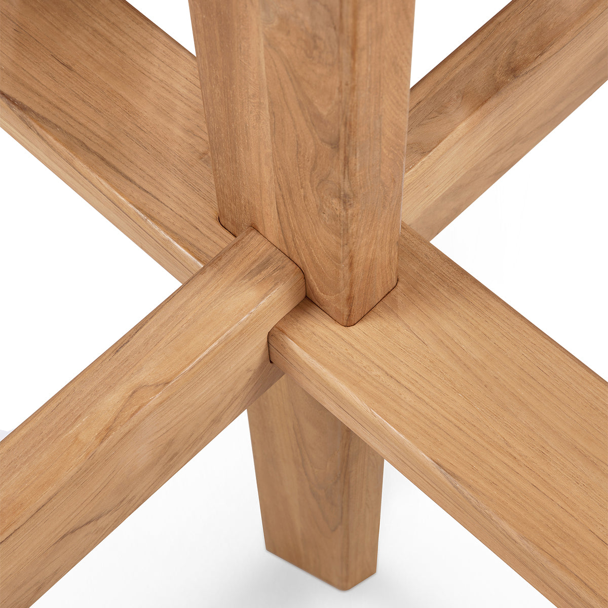 Circle Outdoor Dining Table (Teak, 136cm)