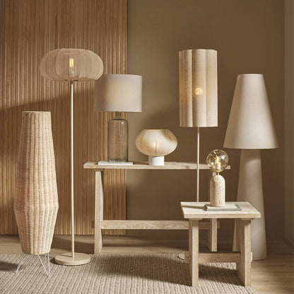 Carrington Linen Floor Lamp