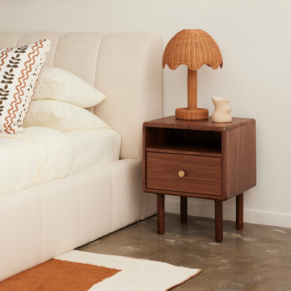 Brass Bedside Table