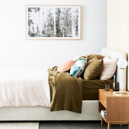 Dane Storage King Bed (Cream)