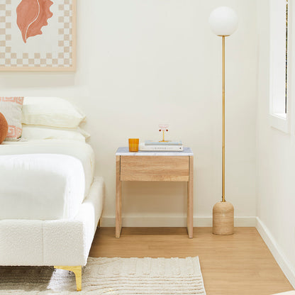 Avalon Marble Bedside Table