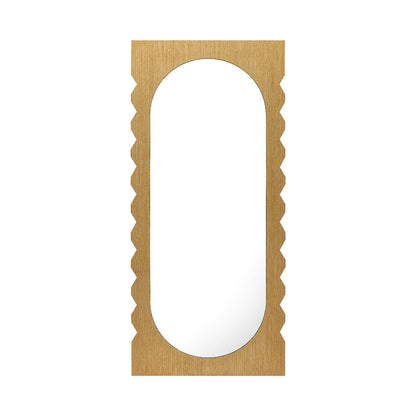 Azzurra Oak Floor Mirror