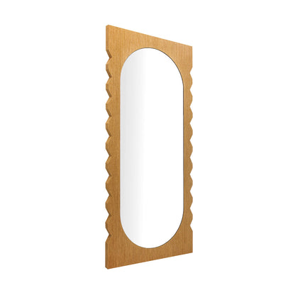 Azzurra Oak Floor Mirror
