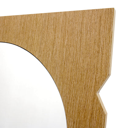 Azzurra Oak Floor Mirror