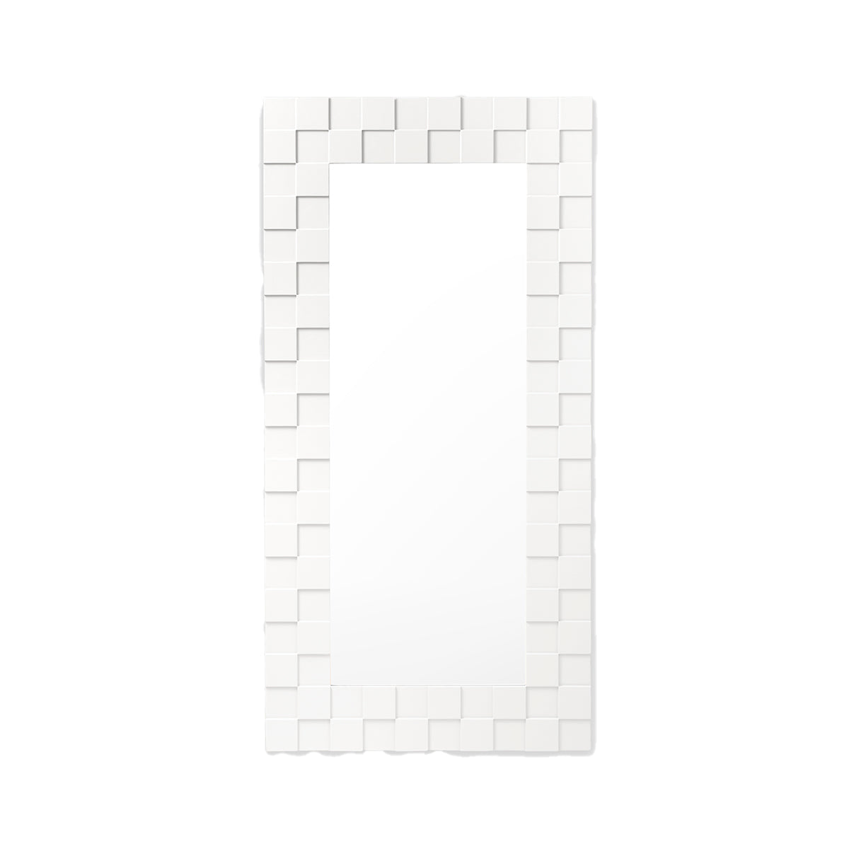 Checked Mirror (Snow)