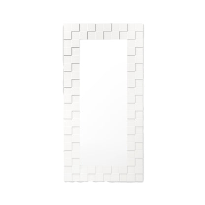 Checked Mirror (Snow)