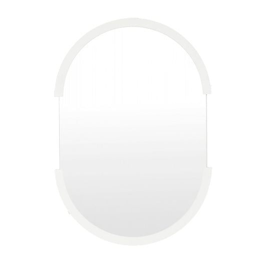 Dawn Oval Mirror (Bright White)
