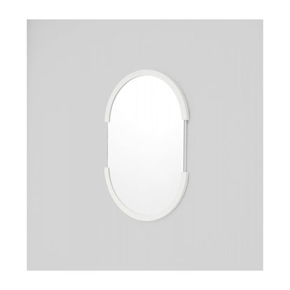 Dawn Oval Mirror (Bright White)