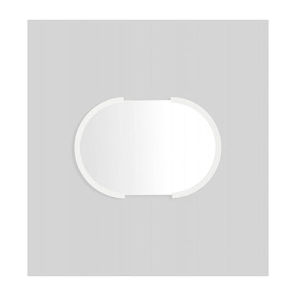Dawn Oval Mirror (Bright White)