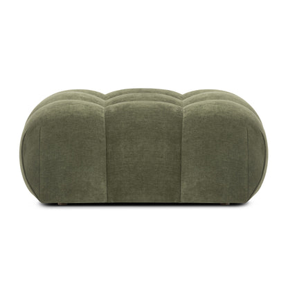 Bowie Textured Velvet Ottoman