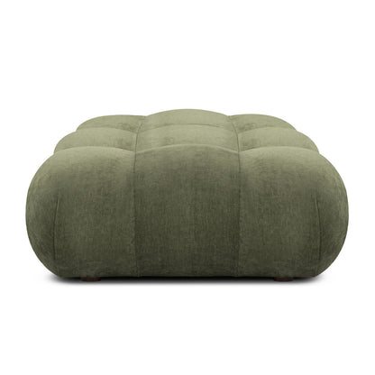 Bowie Textured Velvet Ottoman