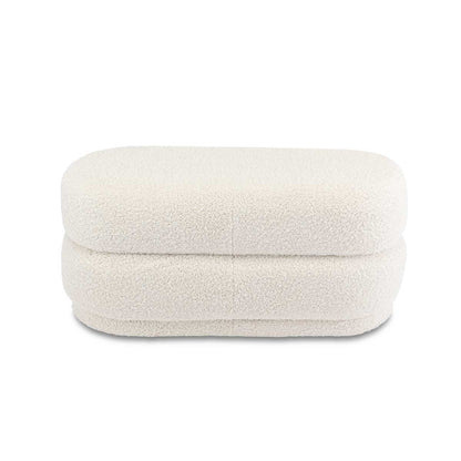 Astrid Fur Ottoman