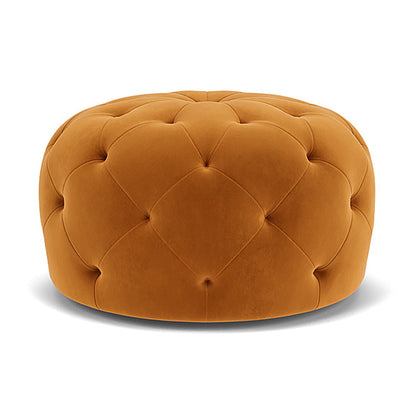 Abby Velvet Ottoman