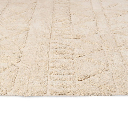 Coco Tribal Textured Washable Shag Rug