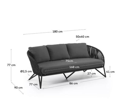 Branzie 3 Seater Outdoor Sofa