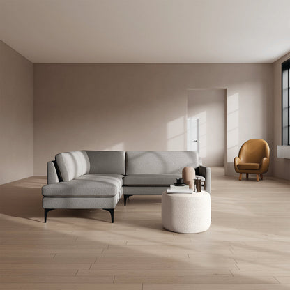 Astha Boucle Left Corner Sofa