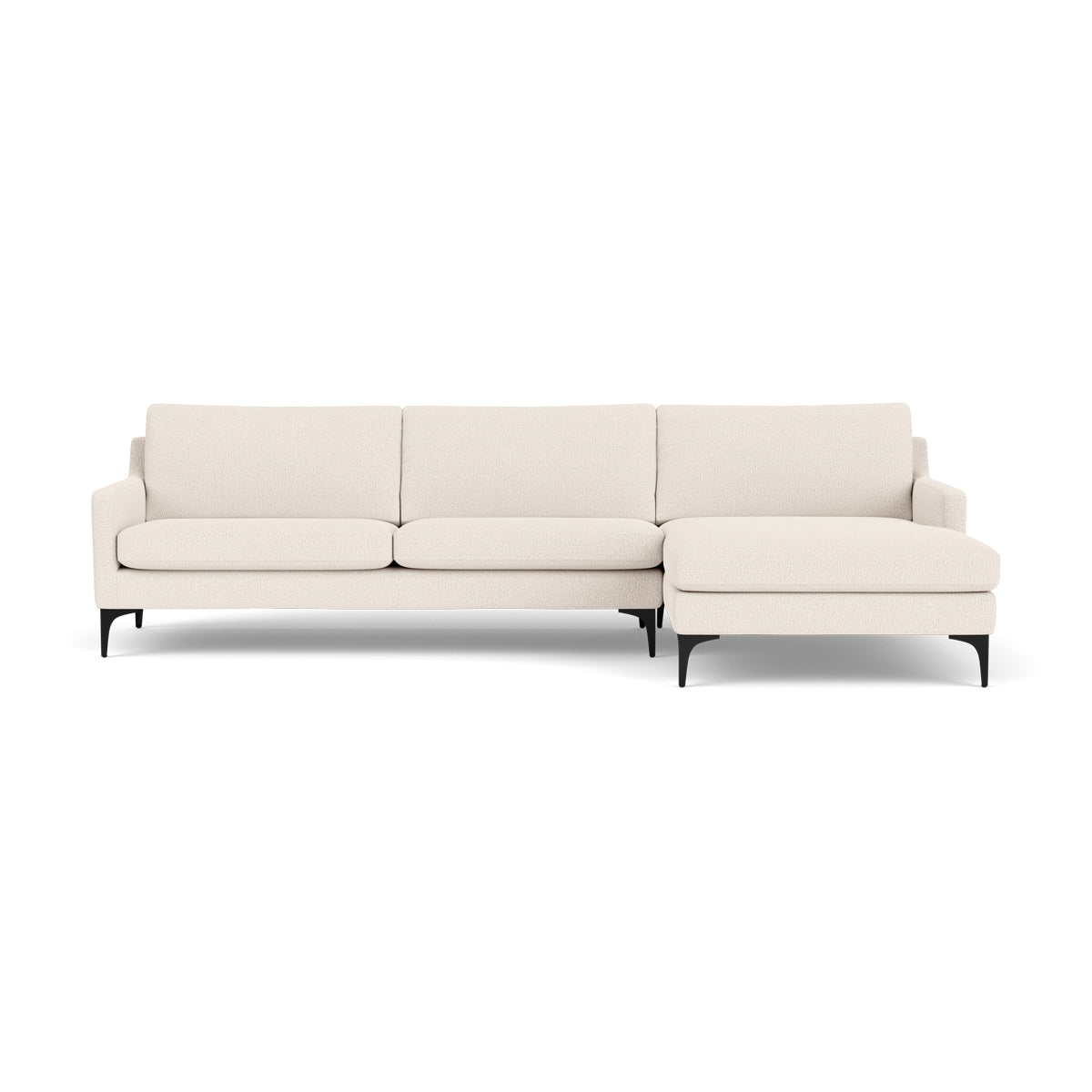 Astha Boucle Right Chaise Sofa