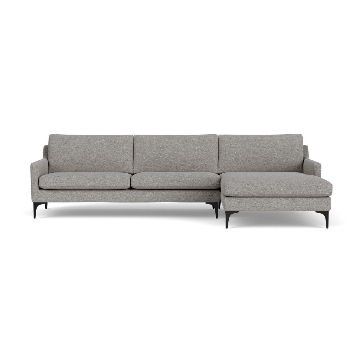 Astha Boucle Right Chaise Sofa