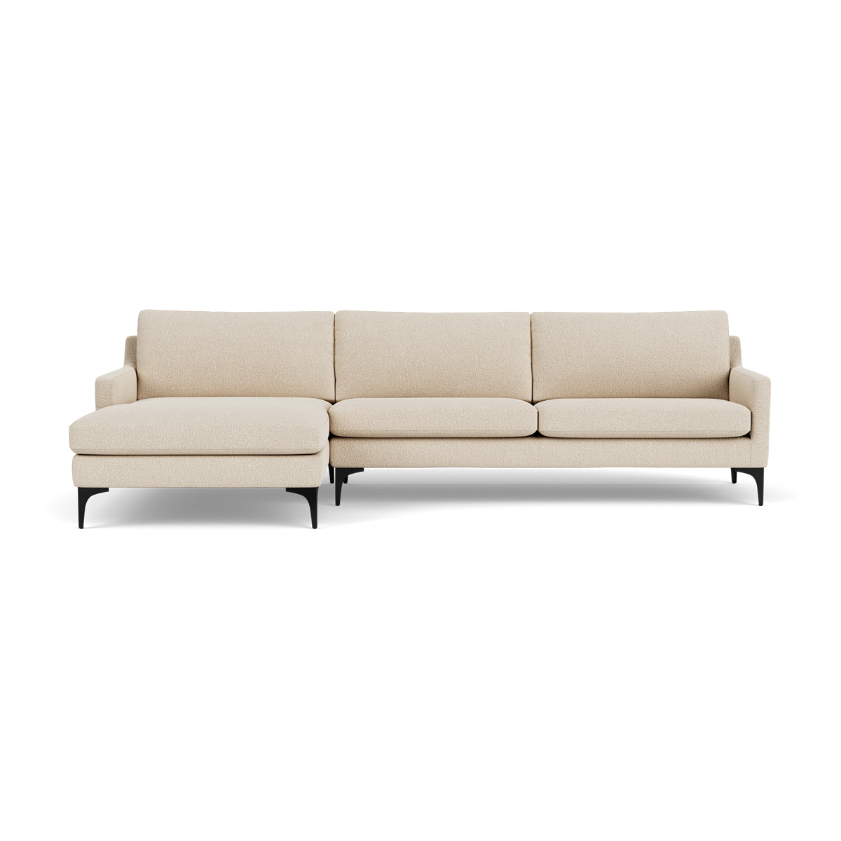 Astha Boucle Right Chaise Sofa