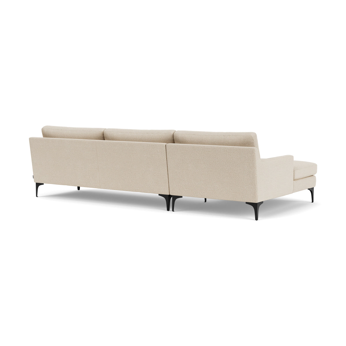 Astha Boucle Right Chaise Sofa