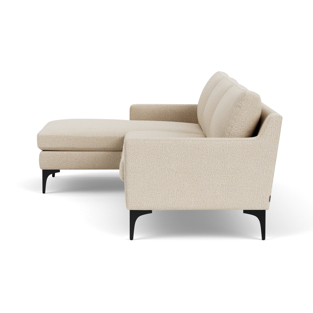 Astha Boucle Right Chaise Sofa